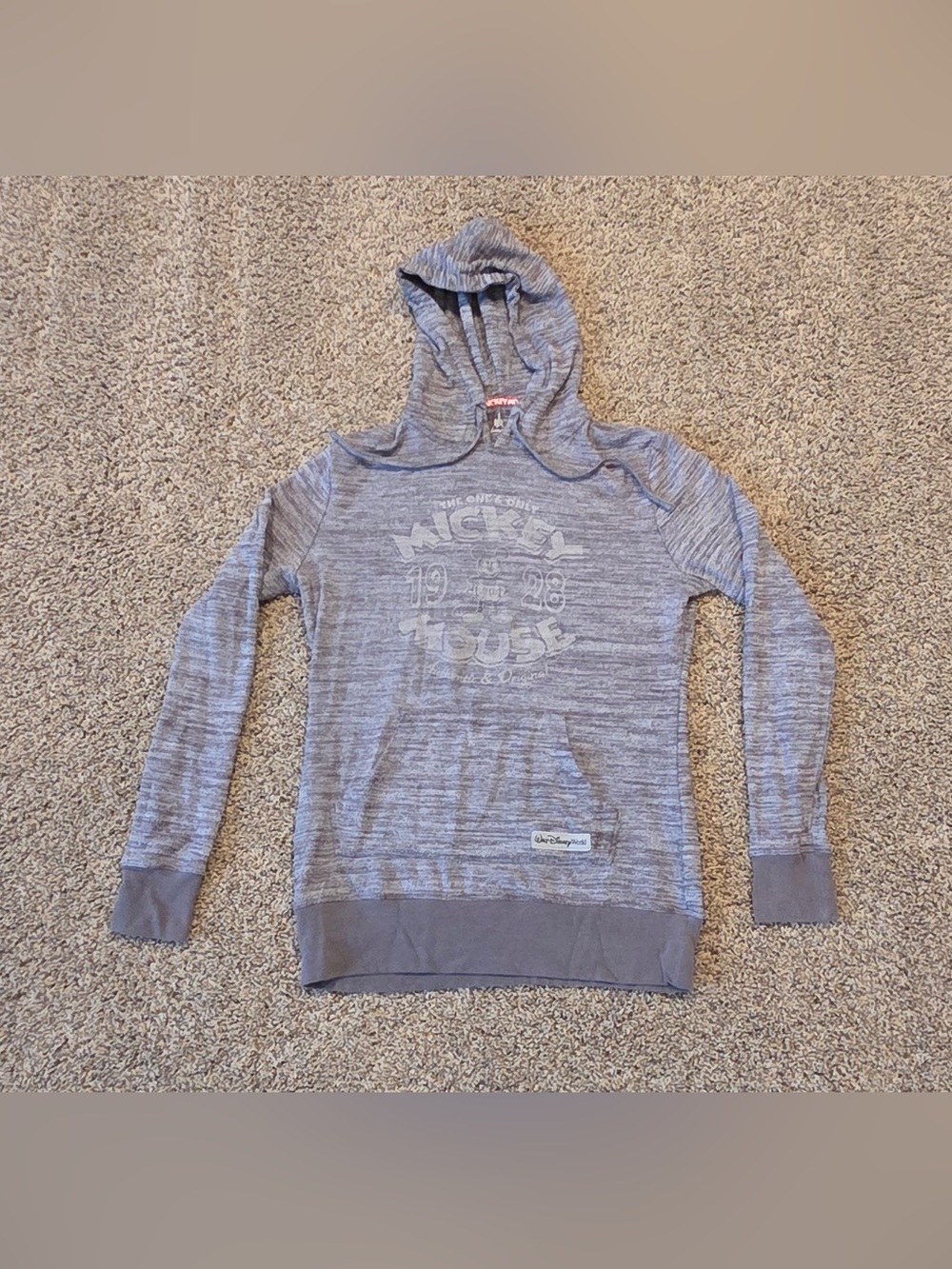 Women’s Size Small Disney Mickey Mouse Hooded Sweatshirt